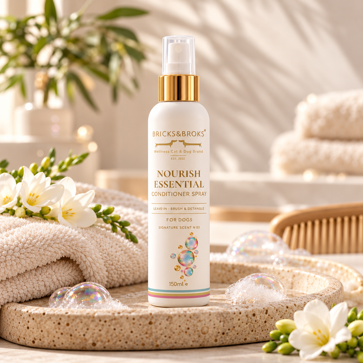 Conditioner spray for dogs & cats