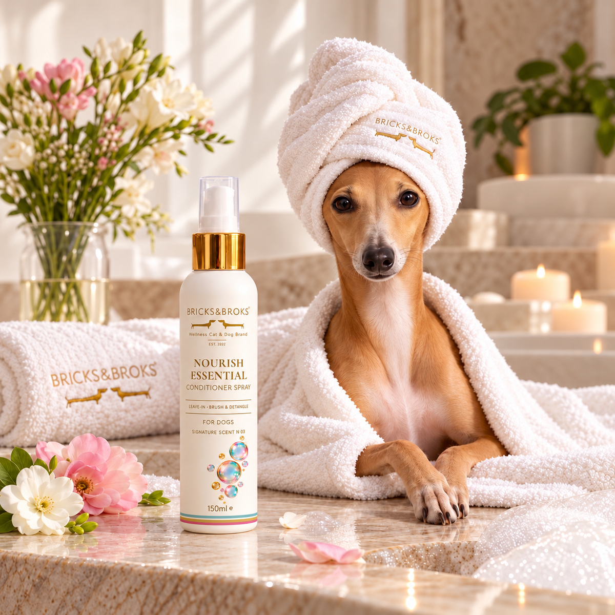 Conditioner spray for dogs & cats