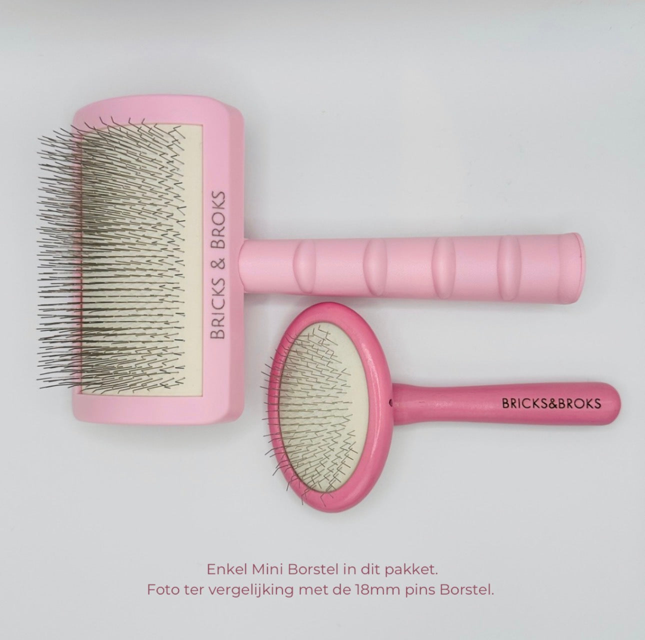 Mini slicker borstel