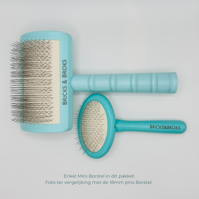 Mini slicker borstel